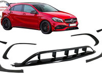 Prelungiri Bara Fata Mercedes A-Class W176 Facelift AMG Line (2015-2018) A45 Desig- livrare gratuita