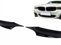 Prelungiri Laterale Bara Fata compatibil cu BMW Seria 3 F34 GT (2013-2020) Negru Lucios Tuning BMW Seria 3 FLSBMF34MT