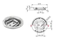 Prindere podea pentru marfa AL-TCT-4630