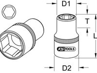 Priza 917 3818 KS TOOLS