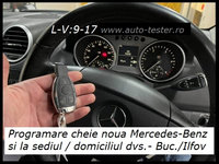 Programare cheie noua Mercedes la domiciliu Bucuresti / Ilfov