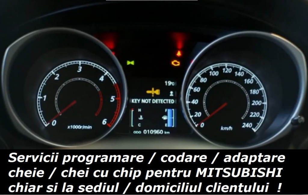 Programare codare adaptare chip cheie / cheie telecomanda imobilizator Mitsubishi
