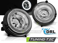 Proiectoare Ceata ANGEL EYES LED DRL compatibila BMW MINI COOPER R55, R56, R57