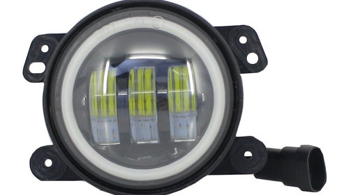 Proiectoare Ceata Full LED CREE Dublu Jeep Wrangler JK (2007-2017)