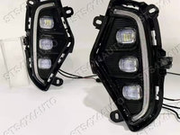 PROIECTOARE LED CU LUMINI DE ZI DRL SI SEMNALIZARE TOYOTA Rav 4 2019-2022 [V1]