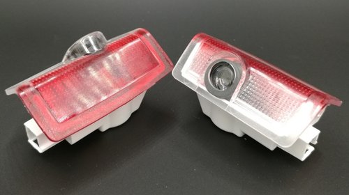 Proiectoare Led usi dedicate Mercedes W204 cu logo Mercedes Benz