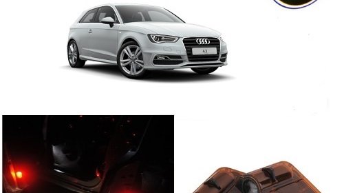 Proiectoare Logo Holograma Audi A3 fara gauri