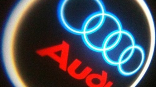 Proiectoare Logo Holograma Audi A3 fara gaurire.Dedicat Audi Logo AUDI