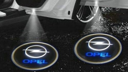 Proiectoare Logo Holograma Sigla Emblema Logo Portiera Opel 7 w
