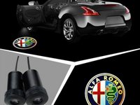 Proiectoare Portiere cu Logo Alfa Romeo - BTLW089 (AL)