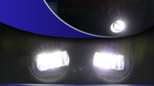 Proiector ceata LED DRL compatibil Logan si a