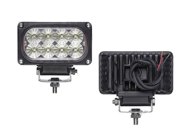 Proiector de lucru 9-32V, 40W, 3200 lm, clasa protectie IP68, dreptunghiular, cu suport, 8xLED, 1 buc.