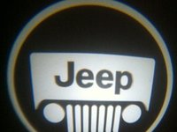 Proiector laser cu logo/marca Jeep pentru iluminat sub usa