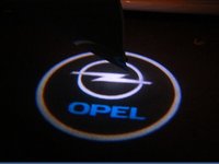 Proiector laser cu logo/marca Opel pentru iluminat sub portiera