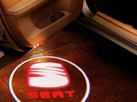 Proiector laser cu logo/marca Seat pentru iluminat sub usa