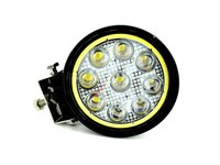 Proiector LED CH07-02 rotund 27W cu angel eyes Spot Beam 30° 12/24V​