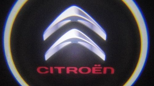 Proiector LED Cree cu logo CITROEN pentru por
