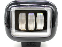 Proiector LED cu Angel Eyes Offroad Auto, Moto, ATV 45W 4000LM DC 10-60 - KWD45W