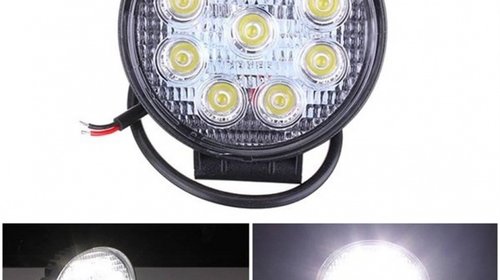 Proiector led rotund 27w 45mm off road