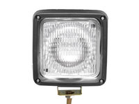 Proiector patrat L=100mm, pentru bec halogen H3 12V 55W - 24V 70W fara bec