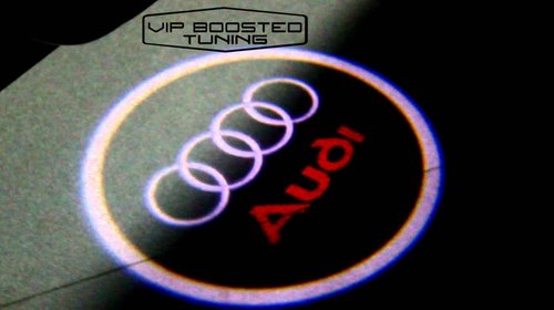 PROMO! AUDI LED LOGO PORTIERE - SET LAMPI