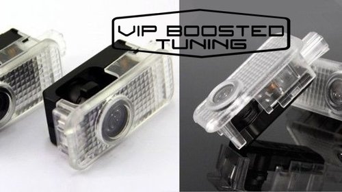 PROMO! VW Passat 2000 - 2005, Touareg, Phaeton LAMPI LED PT PORTIERE CU LOGO