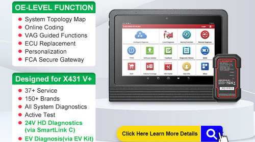 Promotie !! Original Launch X431 V+ PRO4 4/64Gb Wifi/Bluetooth Tableta 10.1'' Tester Auto Profesional DOIP