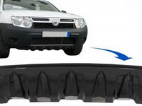 Protectie Bara Fata compatibil cu Dacia Duster 4x4 / 4x2 (2010-2017) Negru Lucios Tuning Dacia Duster 1 2010 2011 2012 2013 SPFBDDPB