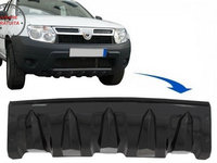 Protectie Bara Fata Dacia Duster 4x4 / 4x2 (2010-2017) Negru Lucios