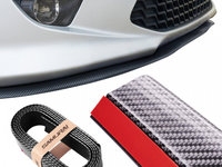 Protectie spoiler, prelungire bara fata/spate din cauciuc, culoare CARBON Negru AVX-T121016-4