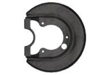 Protectie stropire disc frana Audi A3 (8l), 01.1996-2003, Tt (8n), 10.1998-05.2006, Seat Leon (1m1), 11.1999-05.2005, Toledo (1m2), 04.1999-09.2004, Vw Golf 4, 08.1997-09.2006, fata, Stanga, metal