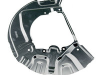 Protectie stropire disc frana Bmw Seria 5 (E61), 06.2003-06.2010 Combi (Touring), punte fata, partea Stanga, aluminiu