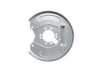 Protectie stropire disc frana Mitsubishi Carisma (Da0), 07.1995-12.2004 , Space Star (Dg0), 06.1998-12.2005, Volvo S40/V40 (Vs/Vw), 07.1995-12.2003, Spate, Stanga, metal