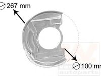 Protectie stropire,disc frana OPEL KADETT D (31_-34_, 41_-44_), OPEL MONZA E (39_, 49_), OPEL KADETT E Cabriolet (43B_) - VAN WEZEL 3730371