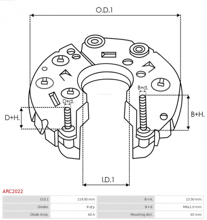 Punte diode AS-PL ARC2022