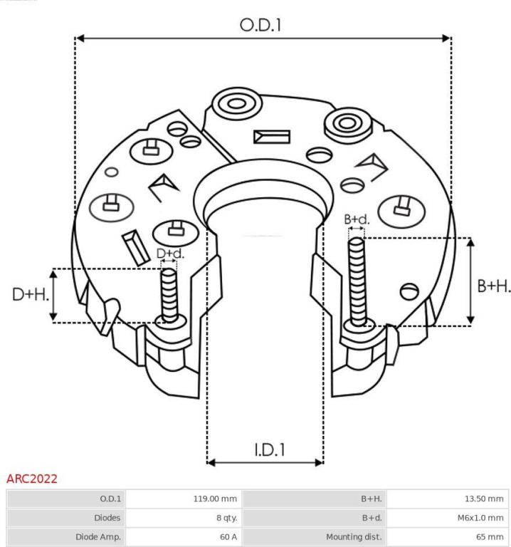 Punte diode Producator AS-PL ARC2022