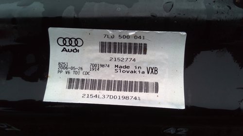 PUNTE SPATE AUDI Q7 3.0 TDI COD 7L0500041