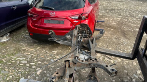 Punte spate completă Mazda 3 BM 2015 hatchback cu senzori ABS și cabluri frâna de mână