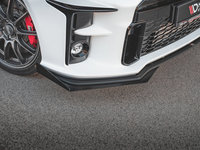 Racing Durability Prelungire Bara Fata Splitere Lip + Flaps Toyota GR Yaris Mk4 TOYA4GR4CNC-FD1B+FSF1G