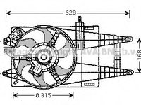 Racire FT7524 AVA QUALITY COOLING pentru Fiat Punto Fiat Idea