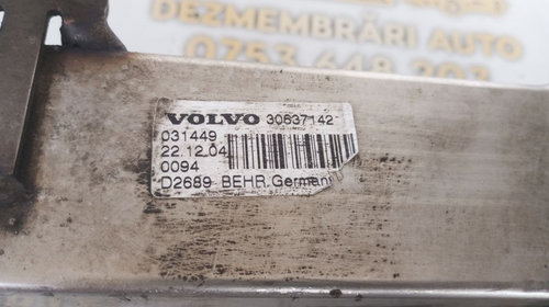 Racitor gaze Volvo S60 2.4 Motorina cod: 30637142