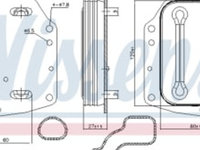 Racitor ulei ALFA ROMEO MITO, FIAT 500L, 500X, DOBLO, DOBLO CARGO, FIORINO, FIORINO/MINIVAN, PANDA, PUNTO, TIPO 1.2D/1.3D 11.07-