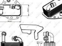 Racitor ulei (cu garnitura) ALFA ROMEO MITO, CHRYSLER DELTA, FIAT BRAVO II, DOBLO, DOBLO CARGO, GRANDE PUNTO, LINEA, PUNTO EVO, LANCIA DELTA III, OPEL COMBO TOUR, COMBO/MINIVAN 1.6 d 09.07-