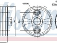 Racitor ulei FORD GALAXY I, SEAT ALHAMBRA, VW GOLF IV, SHARAN 1.9 08.96-03.10