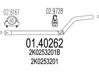 Racord evacuare 01 40262 MTS pentru Vw Caddy