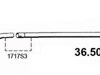 Racord evacuare PEUGEOT 206 hatchback (2A/C) (1998 - 2016) ASSO 36.5009