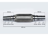 RACORD FLEXIBIL ADAPTABLE (B2) 45/48/55X400/200 MM FLANK FL 33773 <br>