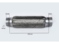 Racord Flexibil Esapament Flank 55X250MM FL 33751