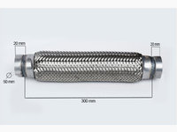 RACORD FLEXIBIL INNER & OUTER BRAID 50X300MM