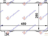 RAD.1.3 +Ac/ (49x28.5) (MAHLE BEHR) - SKODA SKODA FELICIA PICK-UP 94-01, SKODA, SKODA FELICIA PICK-UP 94-01, 059606335